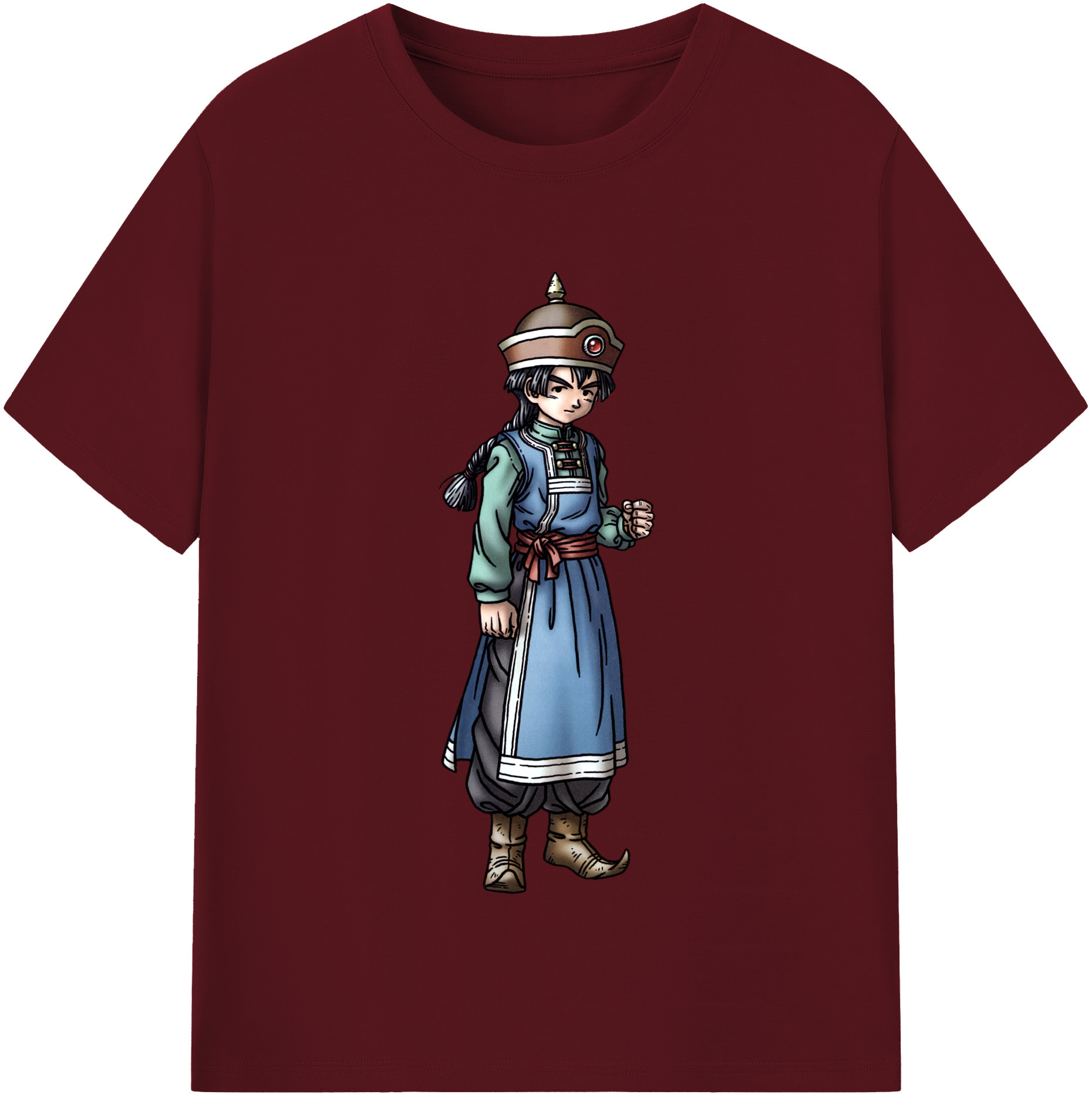 （画像用） ドラゴンクエスト Doragon Kuesuto Dragon Quest 綿100％半袖Tシャツ（フロントプリント）